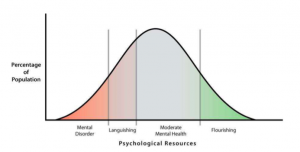 Flourishing Bell Curve